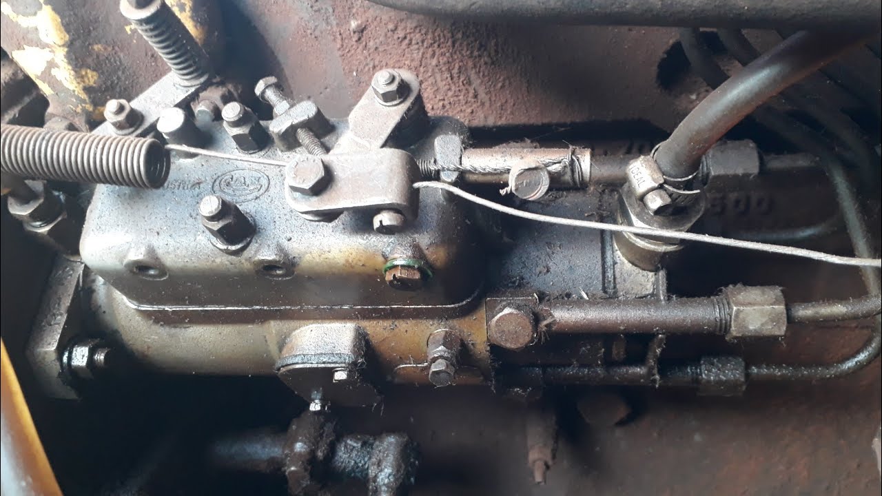 Como limpar a entrada da bomba injetora Cav rotativa.