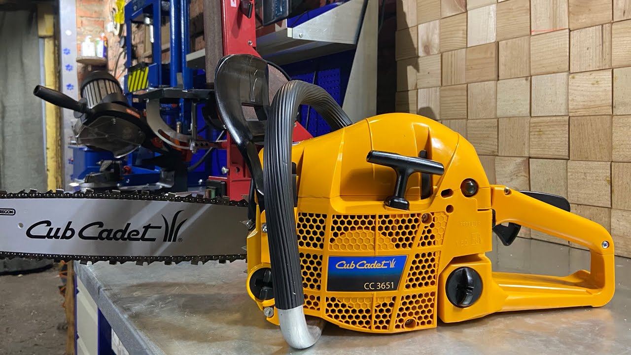 Cub Cadet CC 3651(SOLO 651). Бензопила продуманная до мелочей!