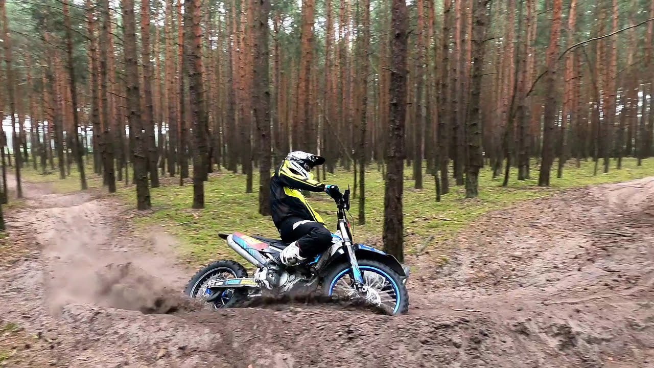Yamaha YZF 450 Shredding in the Woods | Trail Riding | Pure Sound | 4K