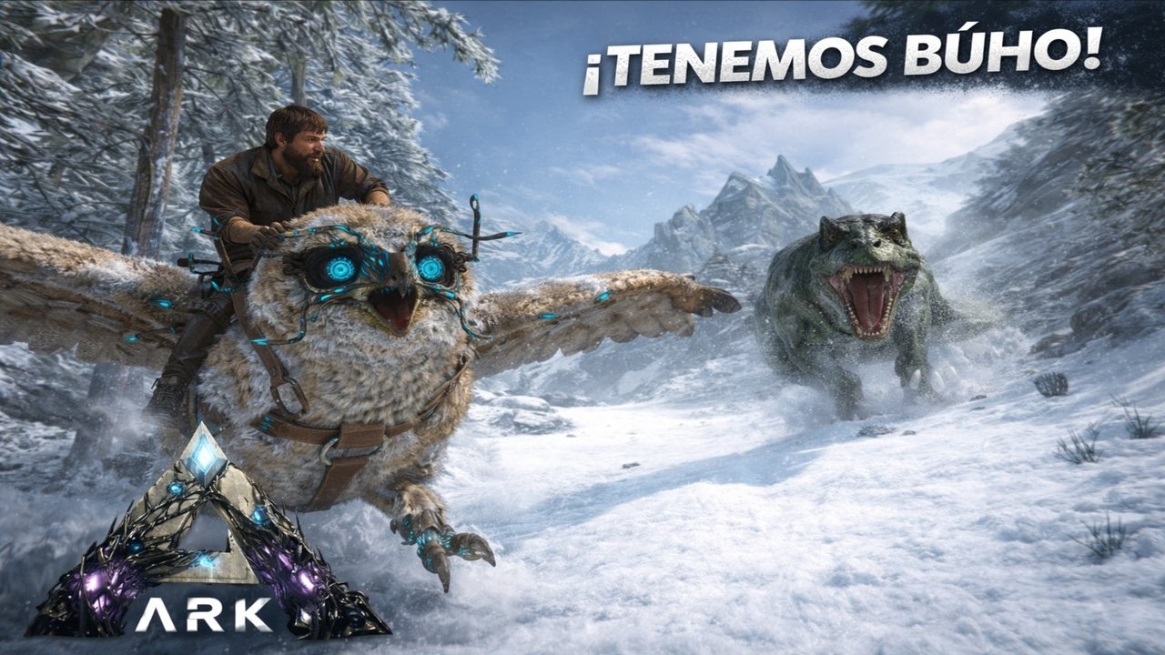 ¡Tenemos 🦉 BÚHO y dinosaurios de FARMEO en ARK ! ⚔️🔥 | ARK Camino a la Ascensión - Episodio 3