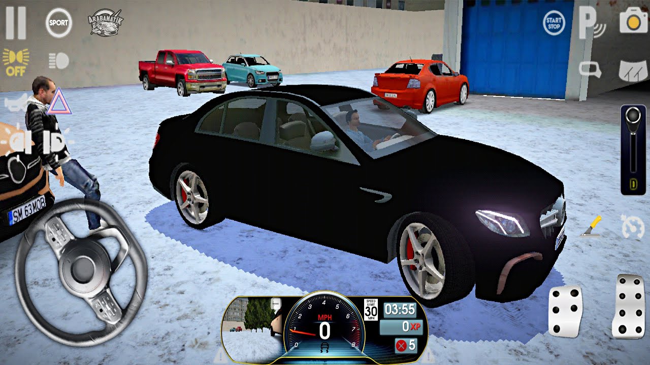 Car Driving School Sim 2020 #3 Moscow - Mercedes-Benz Sedan Car Driving Simulator - Android Gameplay