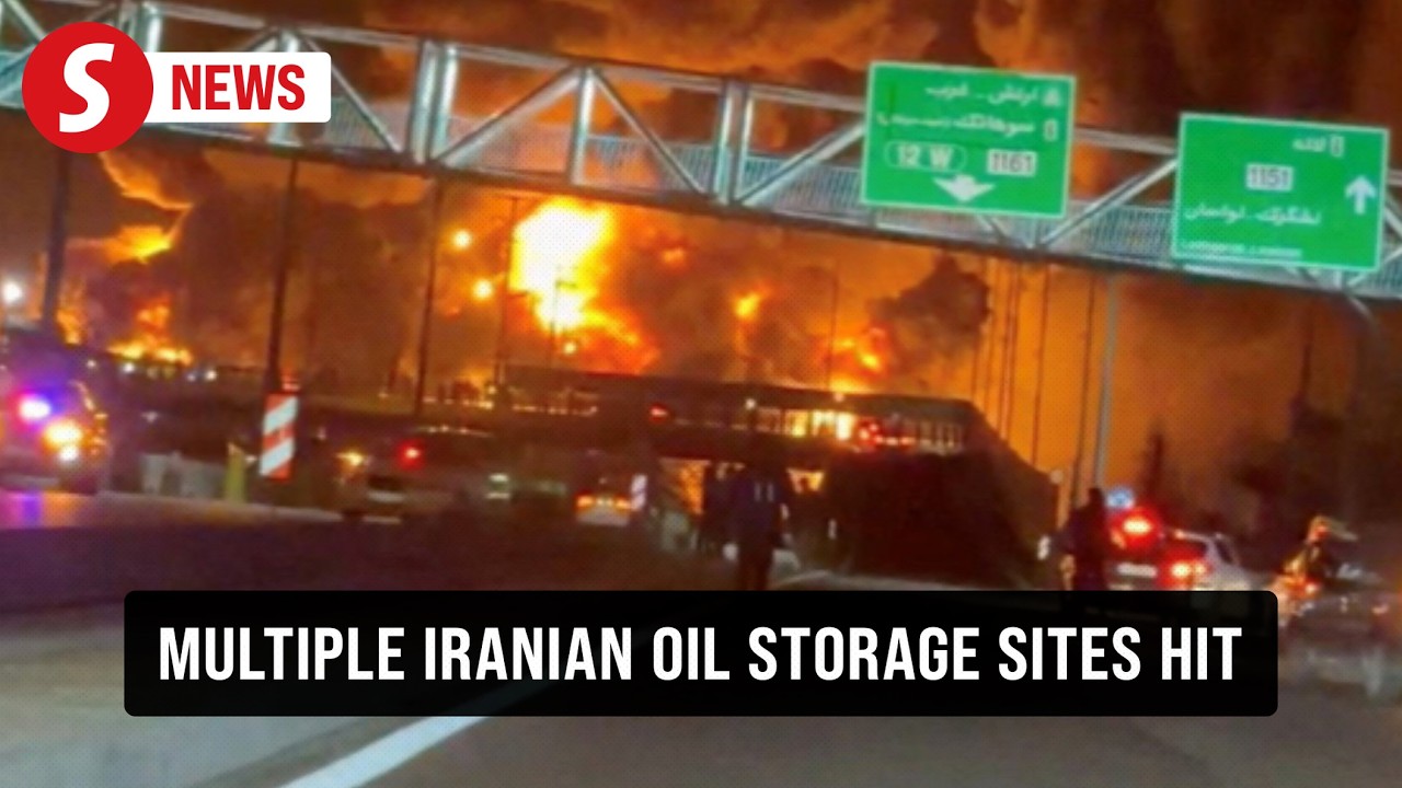 U.S.-Israeli strikes hit Tehran oil depots