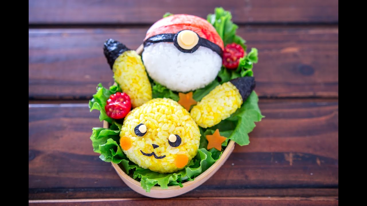 POKEMON飯糰做法/Pokemon rice balls《MASAの料理ABC》