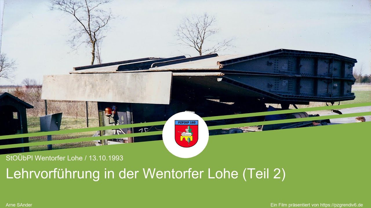 PzPiKp 160 - Lehrvorf&uuml;hrung in der Wentorfer Lohe (13.10.1993) - Teil 2