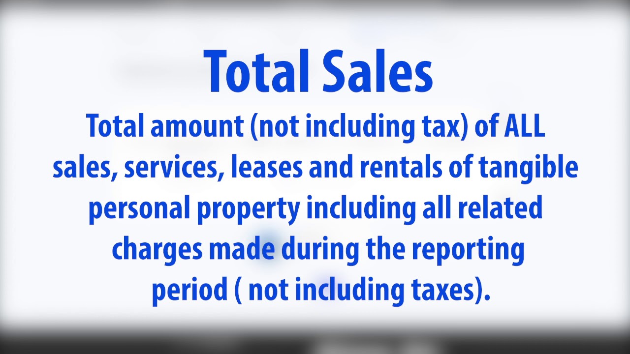 How to File a Sales Tax Return as an Outlet Filer