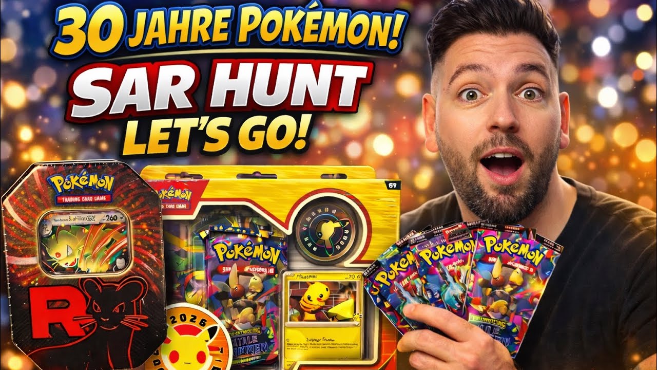 💥30 Jahre Pokémon Special Box Opening🔥 + ROCKET Tin & Fatale Flammen Booster