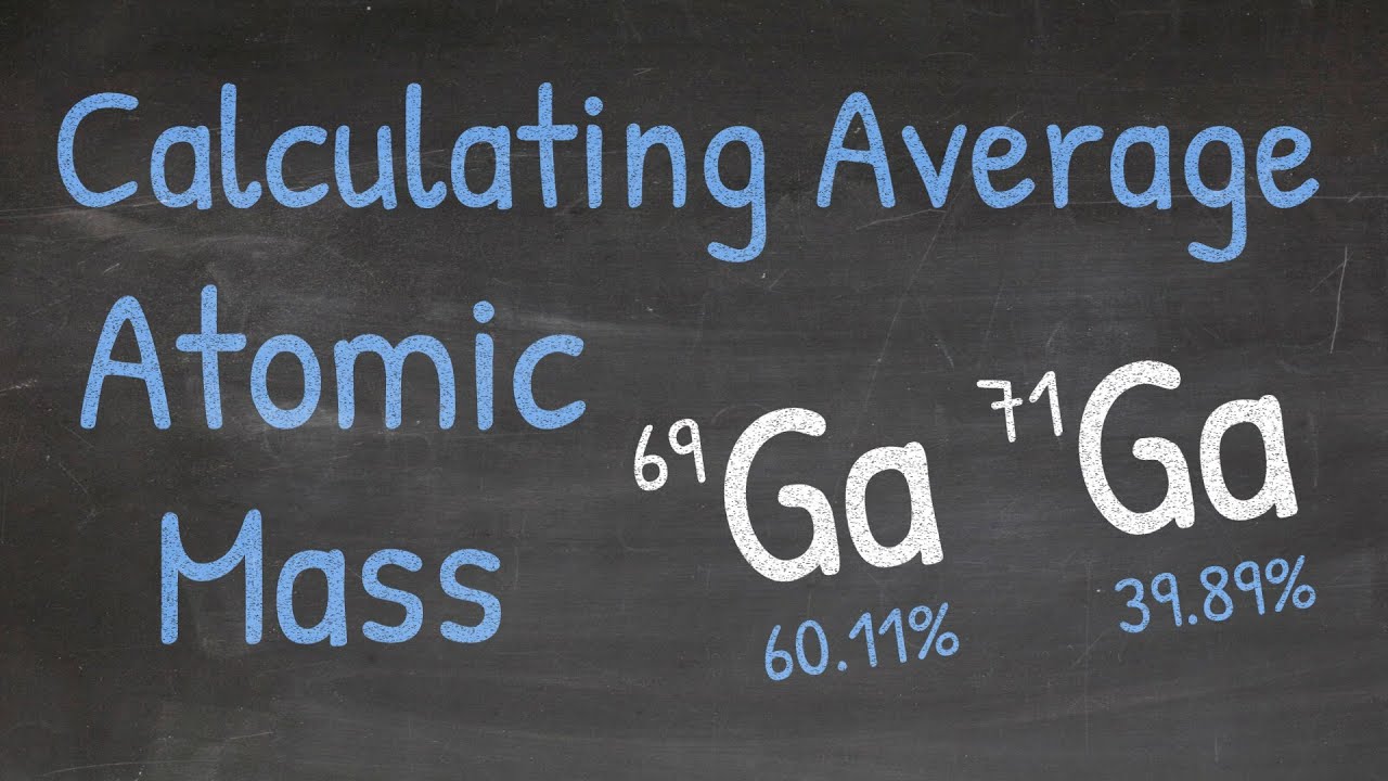 Calculate The Average Atomic Mass (3 Easy Steps) | Tadashi Science