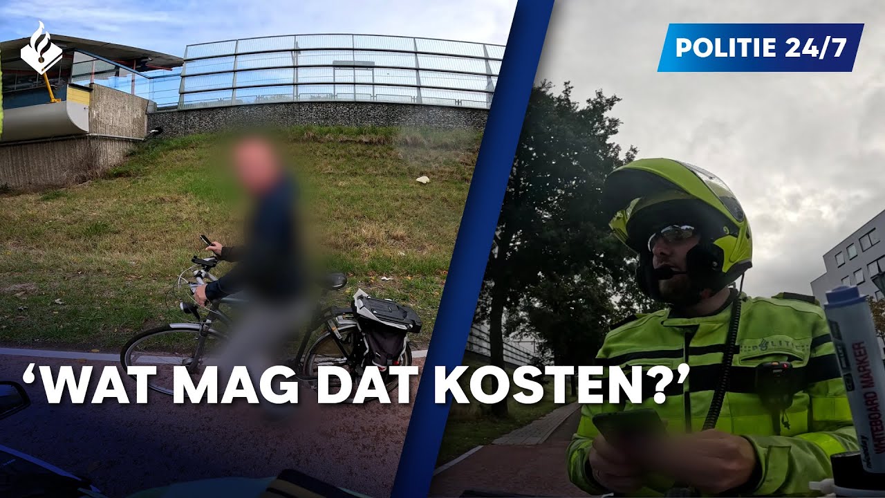 Politie 24/7 | Fietsen met telefoon