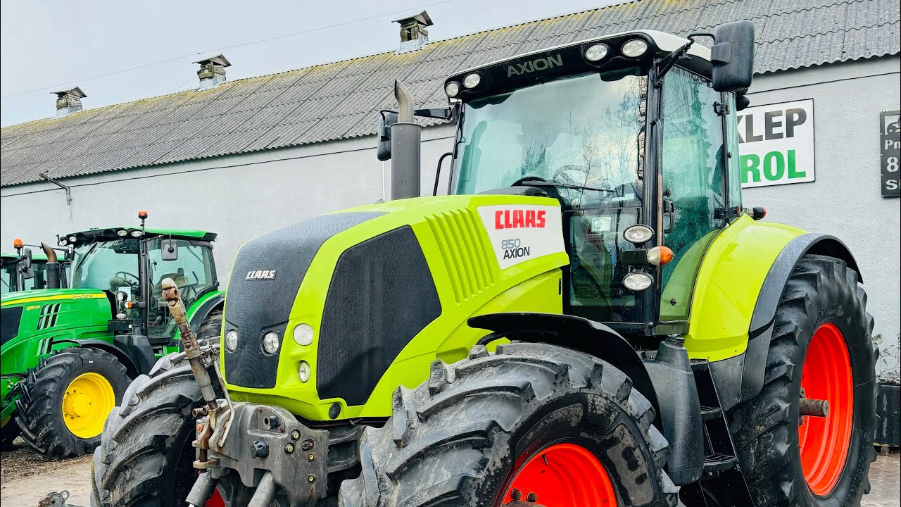 CLAAS AXION 850 CEBIS, 268 KM, ładne opony, miękka kabina i oś, prezentacja/review *PESTROL*