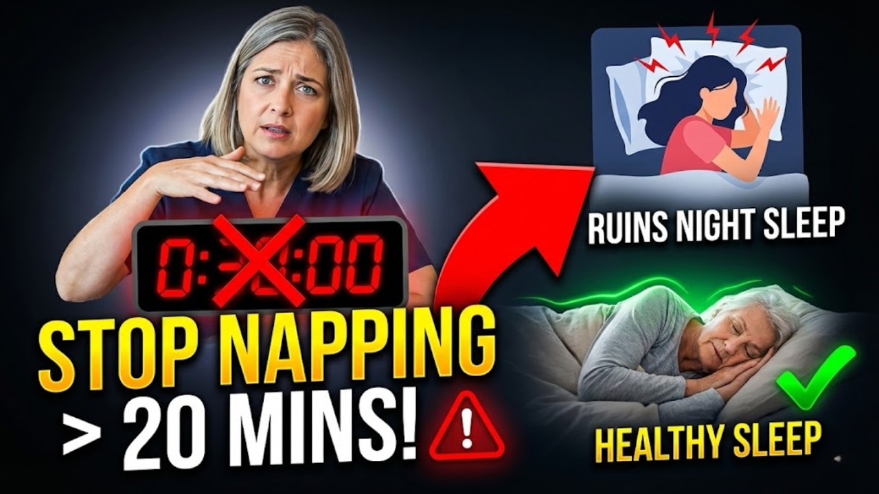 Stop Napping for More Than 20 Minutes! It Ruins Night Sleep