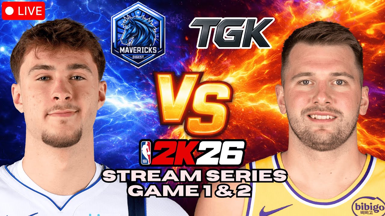 NBA 2K26 LIVE | TGK TV vs Mavericks Digest | Games 1-2 (7 Game Series)