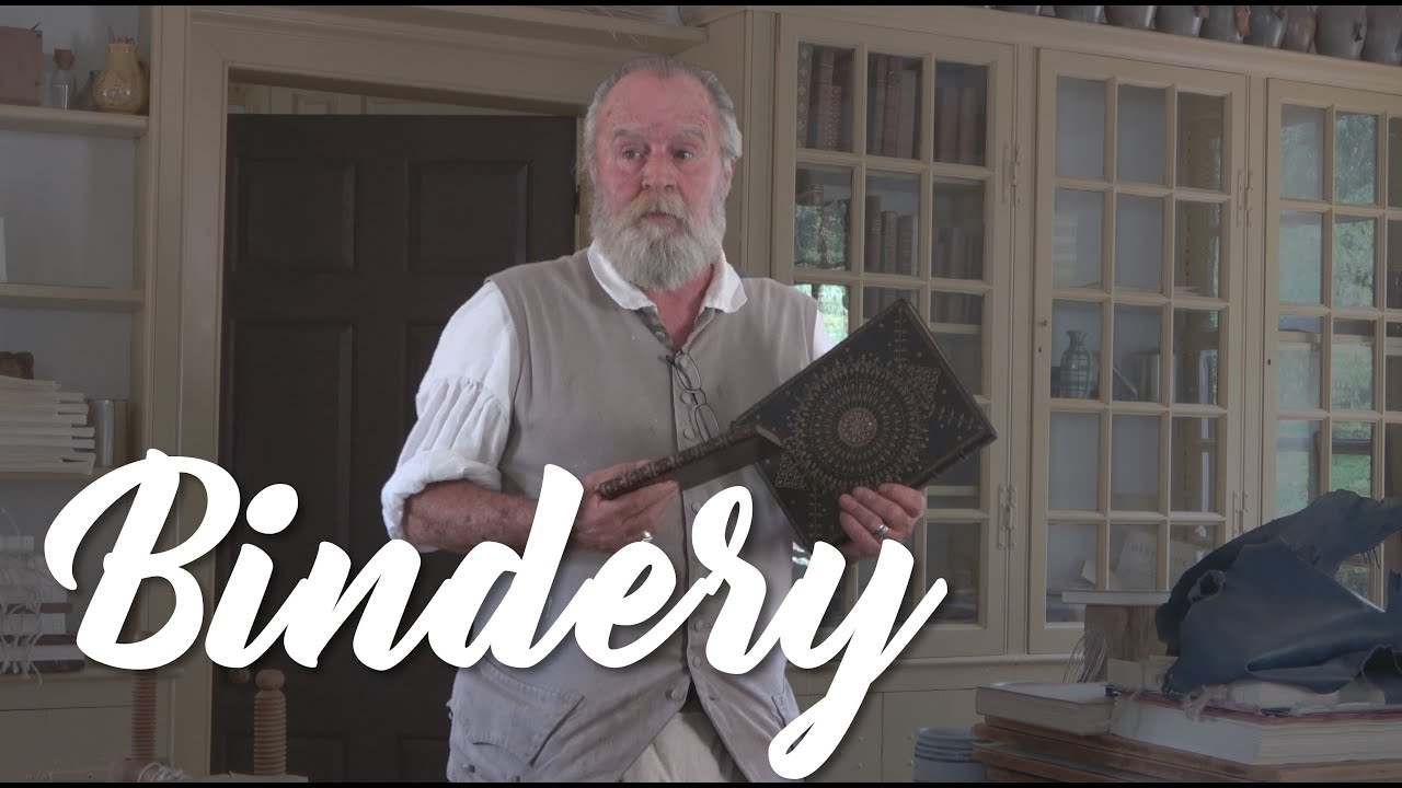 Visiting the Bindery (Colonial Williamsburg, Part 43)