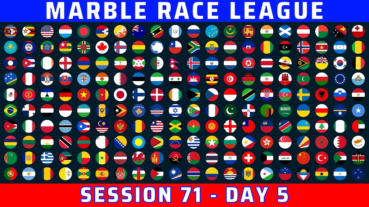 200 Countries 199 Eliminations Marble Race League Session 71 Day 5