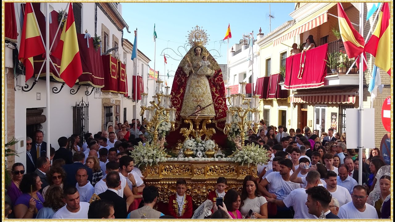 4K - NTRA SEÑORA DEL ROSARIO CORONADA || PROCESIÓN DE LA MAÑANA || BURGUILLOS 2025