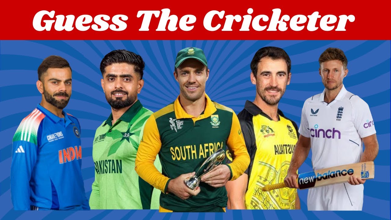 Guess the Cricketer | 5 seconds Challenge | Players Quiz | Guesslytics