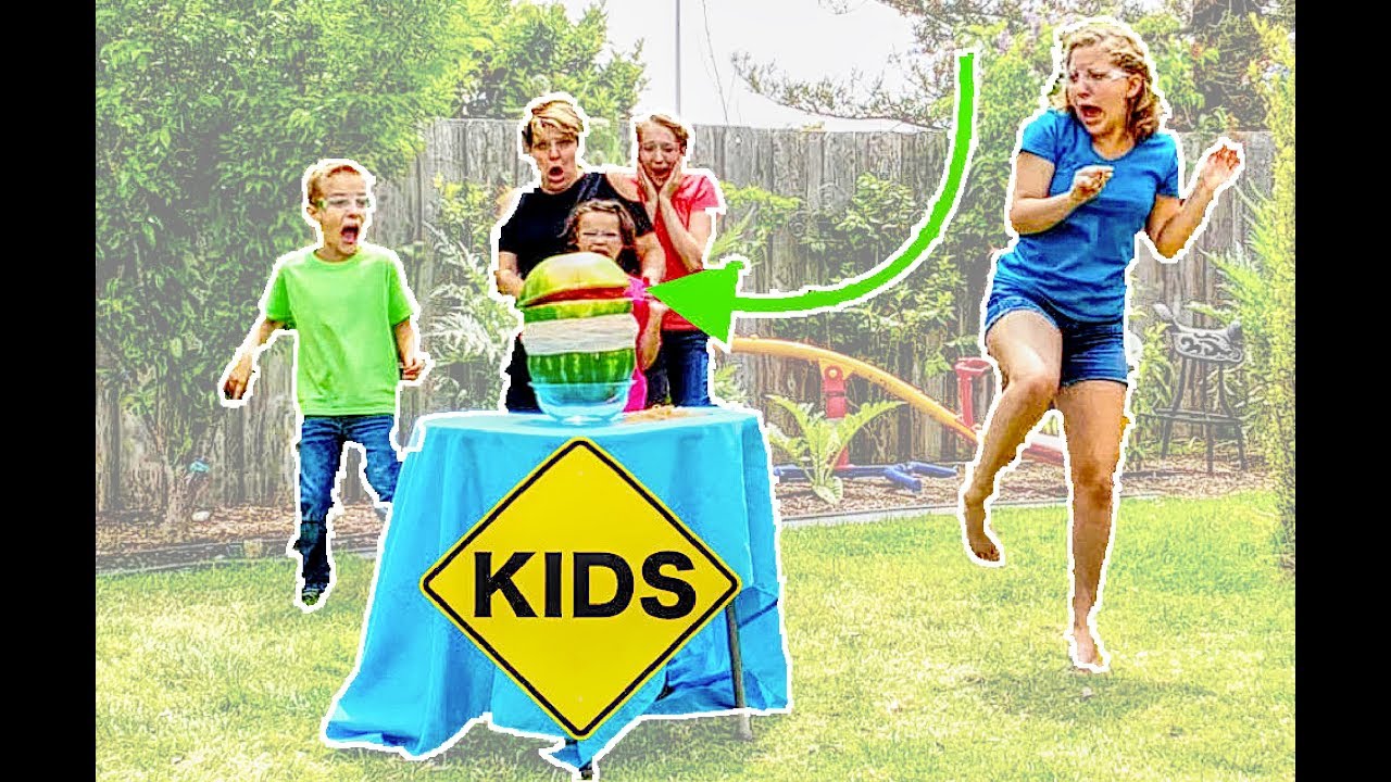 Crazy Watermelon Challenge with Sign Post Kids! Celebrate 500,000 subscribers!