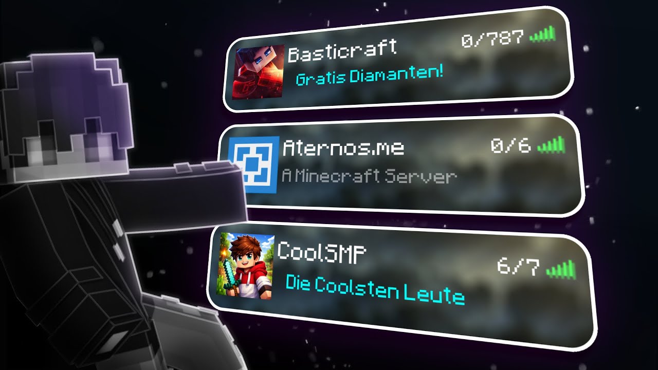 ICH TESTE UNBEKANNTE MINECRAFT SERVER