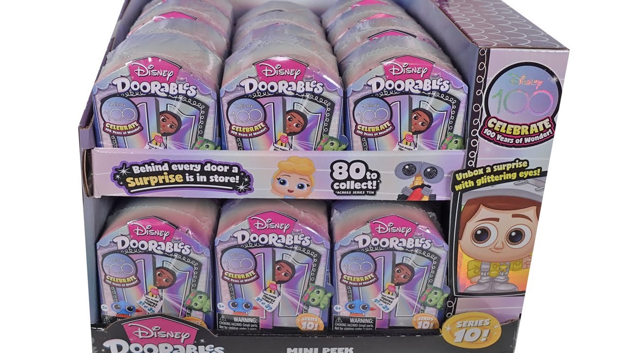 Disney Doorables Disney 100 Years of Wonder Series 10 Mini Peek FULL CASE Blind Box Unboxing Revie