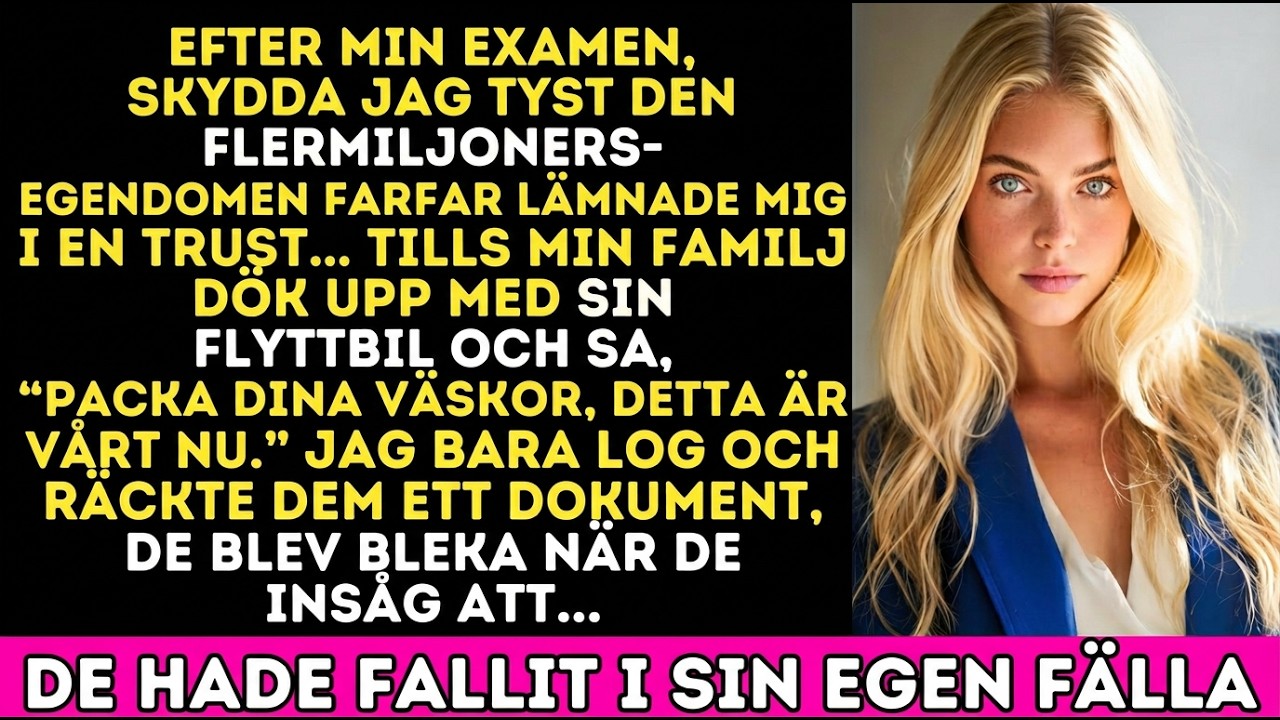 Efter examen flyttade jag tyst farfars miljonarv till en trust.