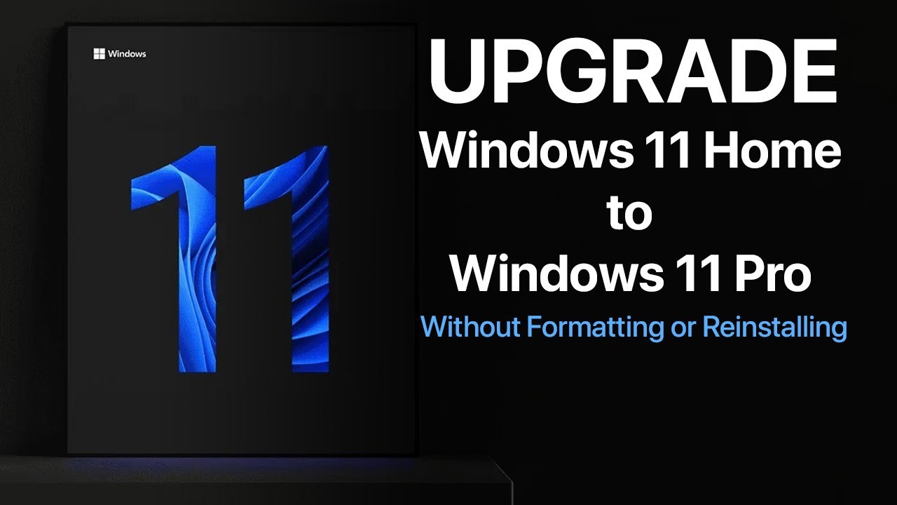Как обновить Windows 11 Home до Pro без переустановки и форматирования