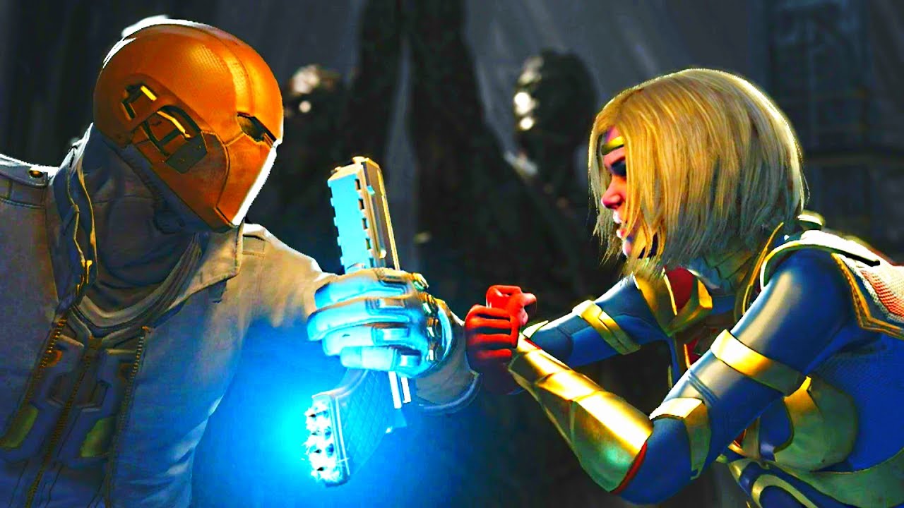 Injustice 2 - Red Hood vs Supergirl - All Intro Dialogue, Super Moves And Clash Quotes