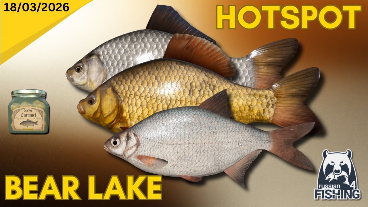 Crucian, Gibel & White Bream Hotspot - Russian Fishing 4