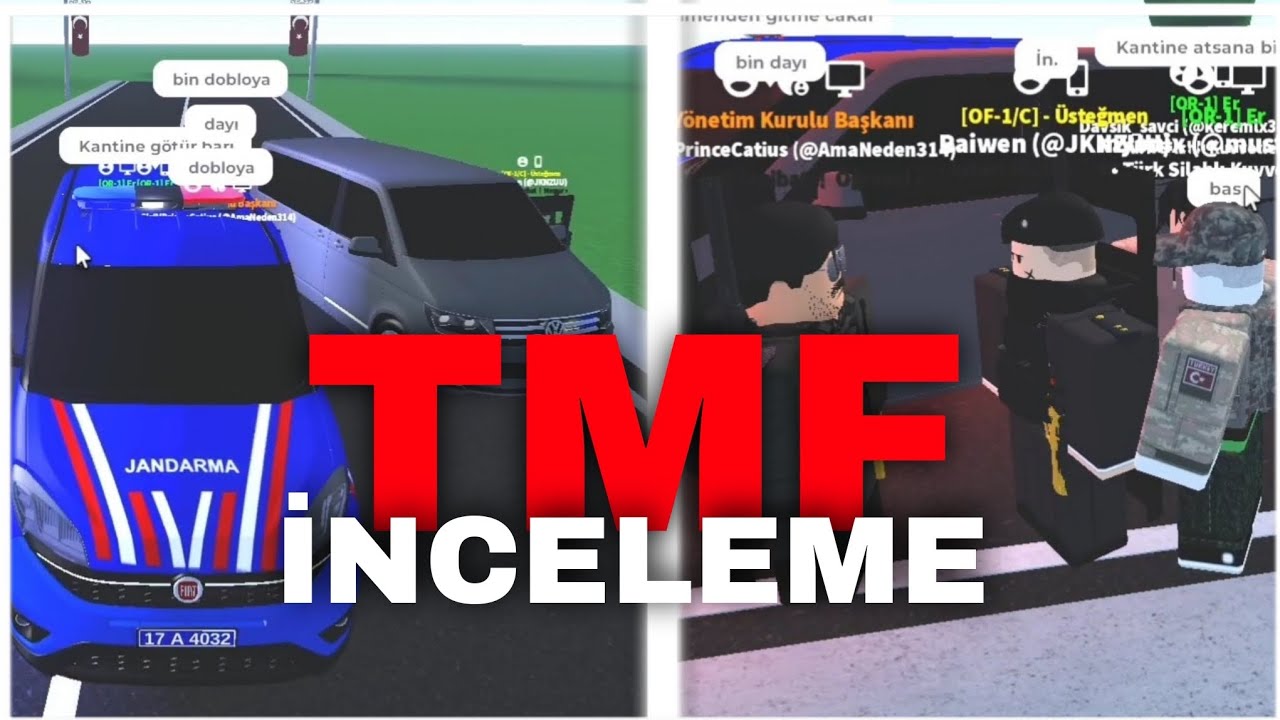 BTF ADALET BAKANI İLE TMF İNCELEME | Roblox Asker Oyunu