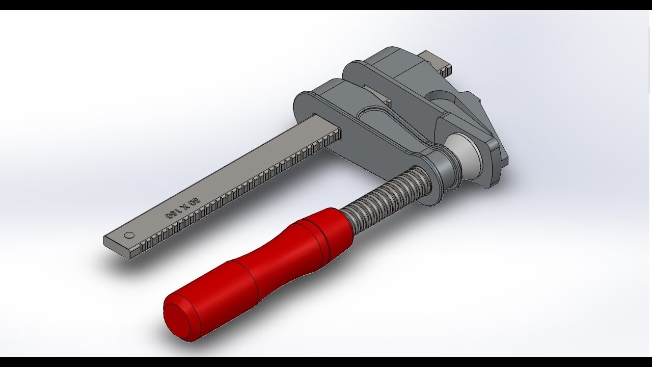 Design of Glue clamp in Solidworks