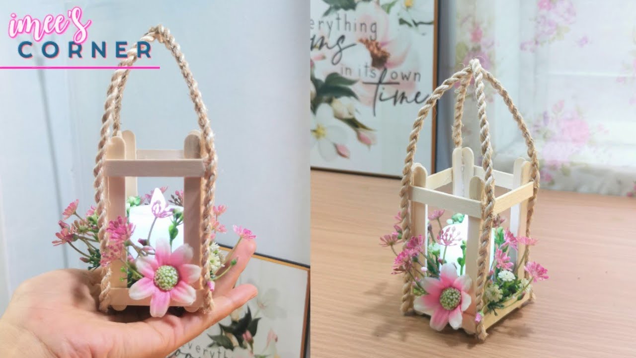 DIY Popsicle Sticks Crafts / DIY Room Decoration Ideas