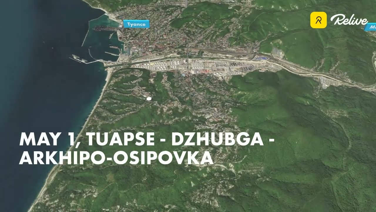 Из Туапсе в Архипо-Осиповку на велосипеде и моноколесе: горные серпантины и перезарядка в Джубге