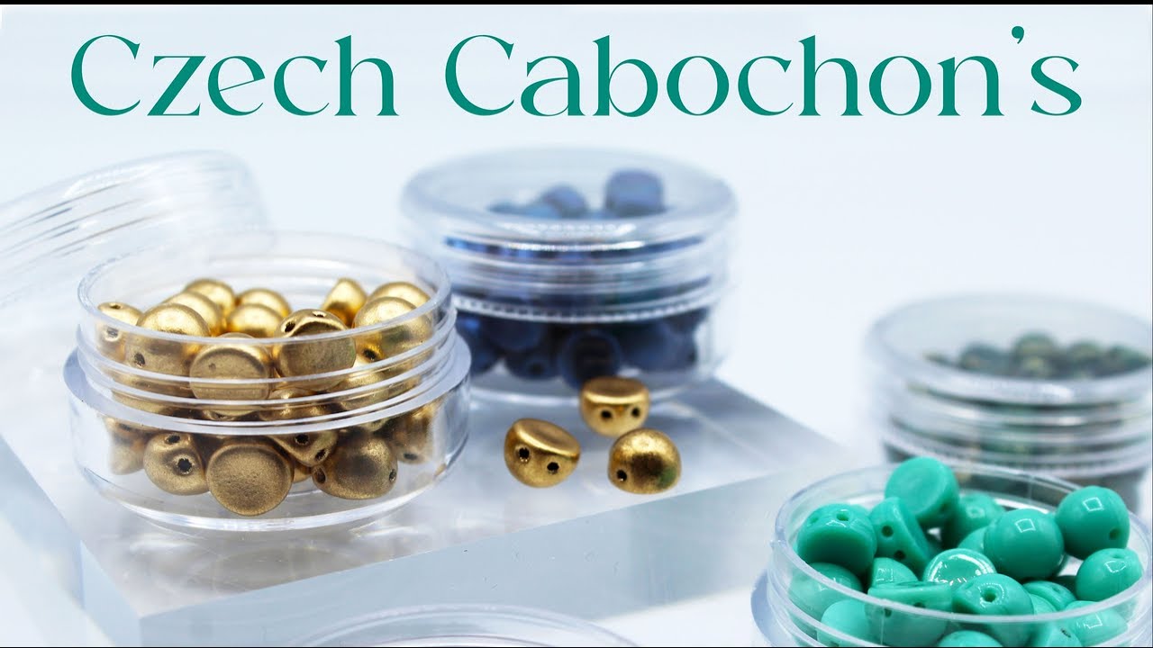 Let's Bead and Design Together - Creation Station - Czech Cabochon Beads