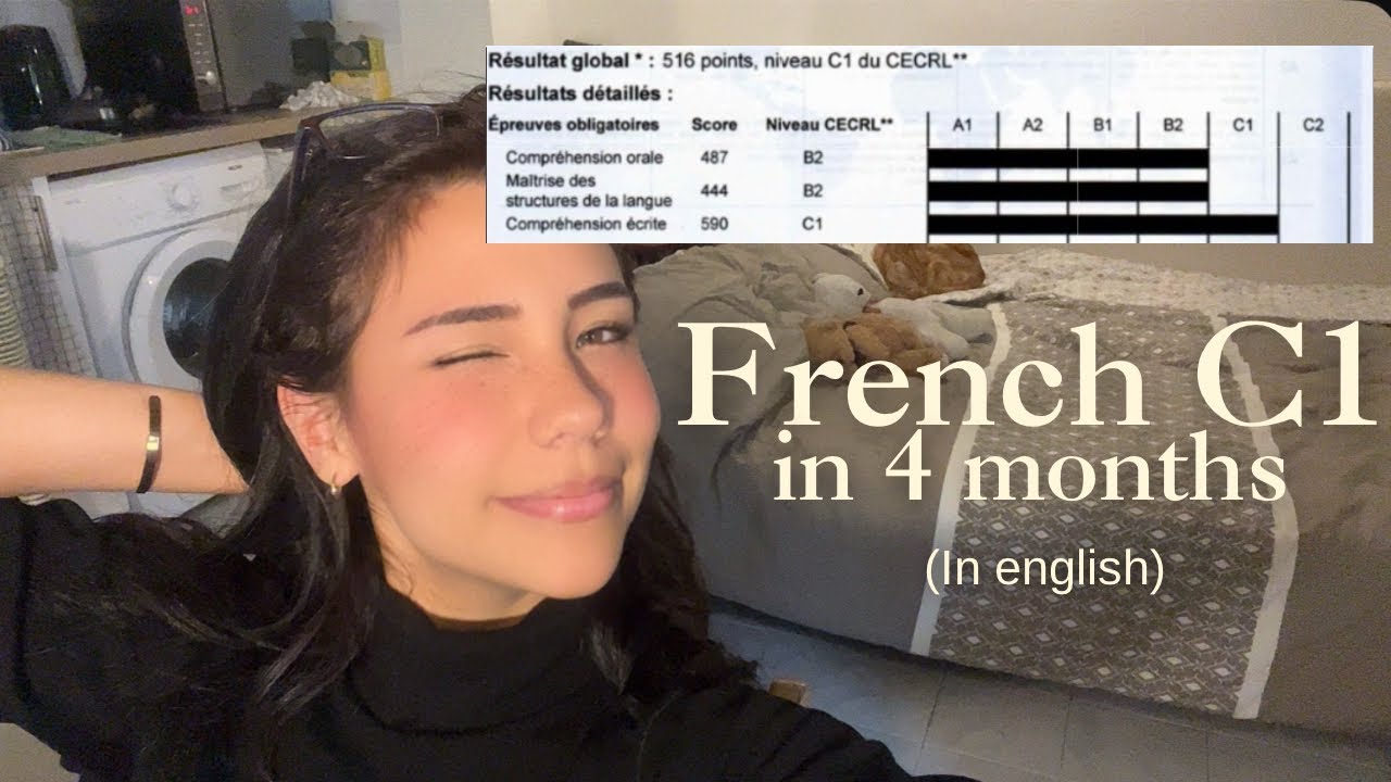 Learn ADVANCED french in 4 months (free) TCF C1 | PLAN + RESSOURCES 
