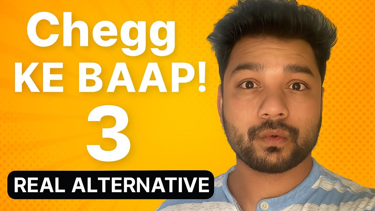 Chegg 3 real alternative || chegg india || @techsourav1117