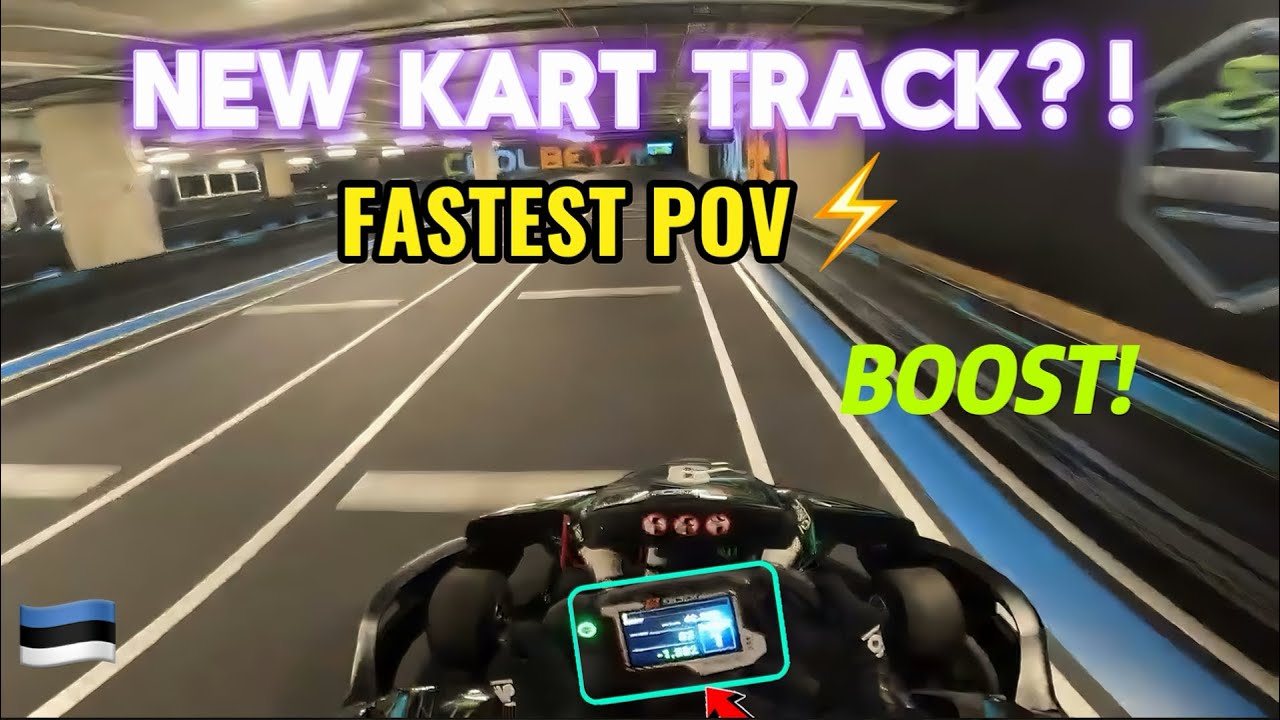 NEW KART TRACK IN TALLINN “MOTORCITY”FASTEST LAP ON YOUTUBE, LAP 41.154 POV ASKO VIIRA Onboard 