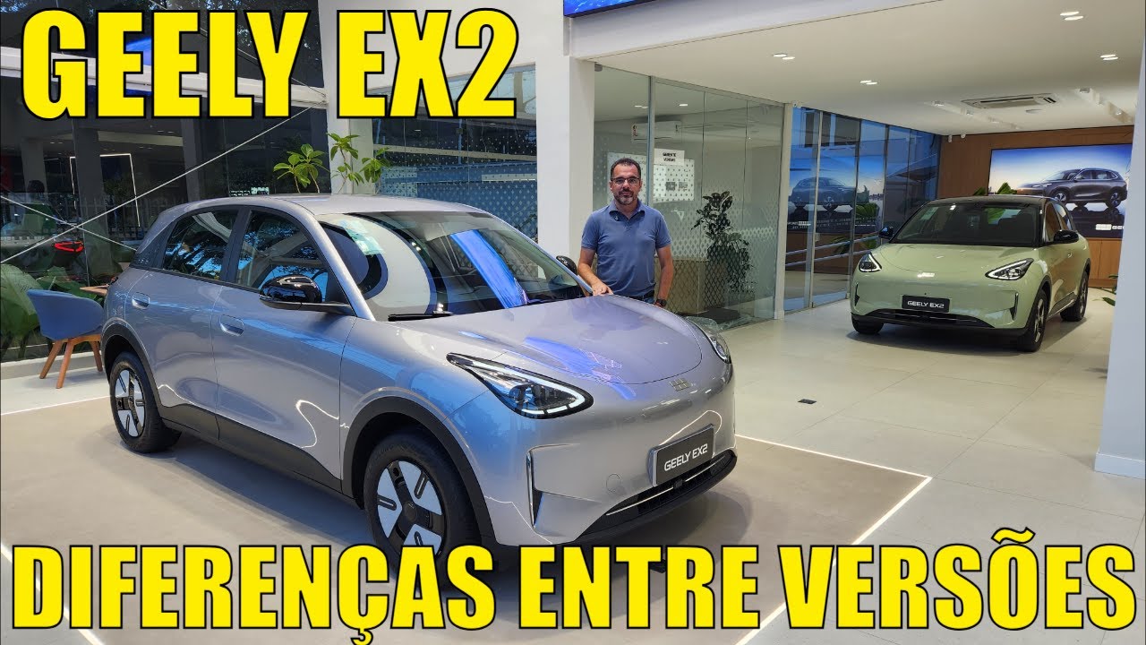 Geely EX2 - Diferen&ccedil;as entre as vers&otilde;es Pro e Max