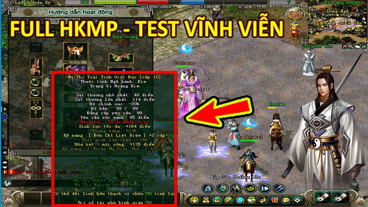 LVT Official Review Server V&otilde; L&acirc;m Truyền Kỳ CTC Cho Full Trang Bị HKMP || Review V&otilde; L&acirc;m 1