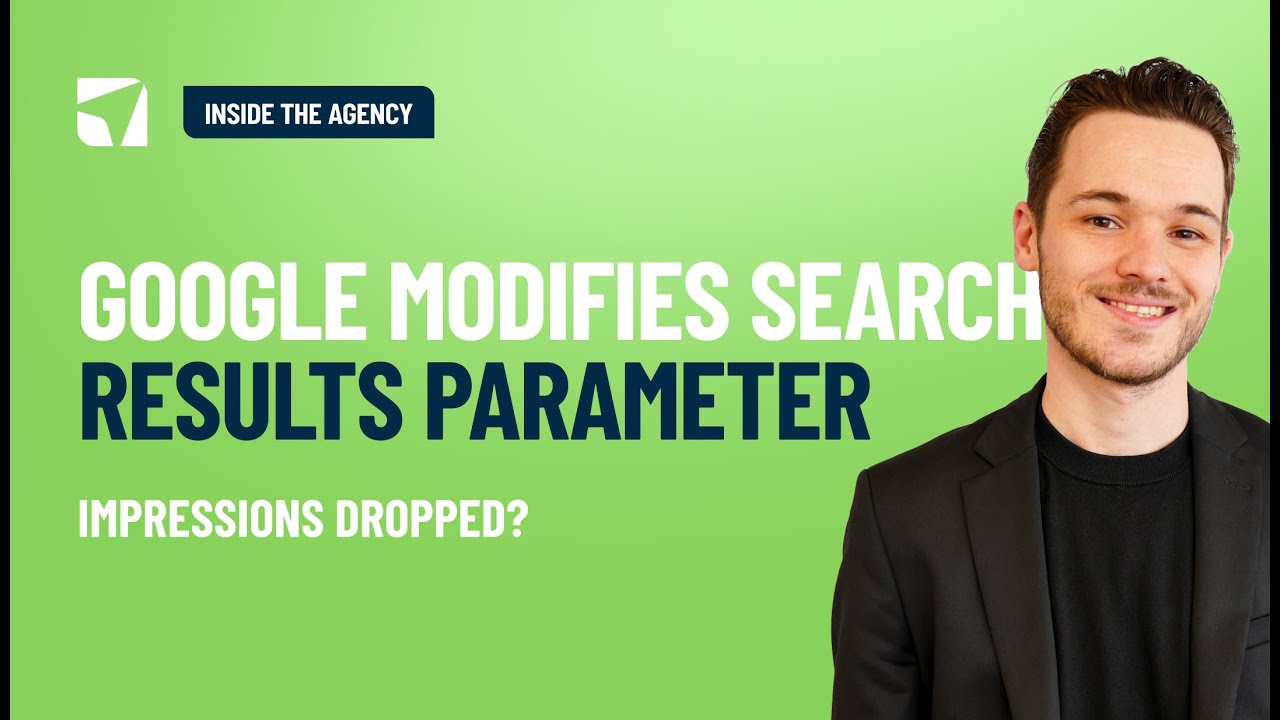 Impressions Dropped? Google Modifies Search Results Parameter