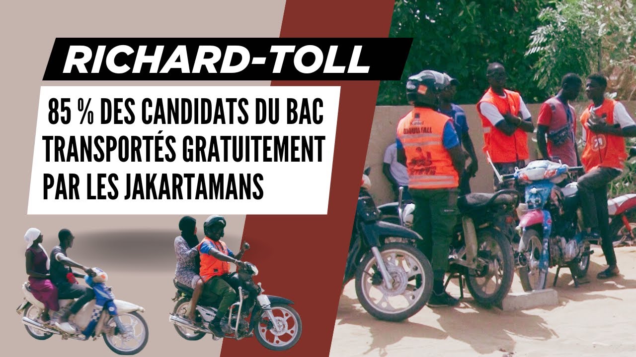 Richard-Toll : 85 % des candidats du Bac transportés gratuitement par les Jakarta mans