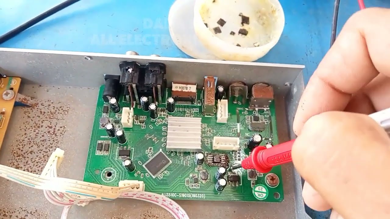 How To repair Ali 3510 HD receiver full dead complete tutorial Hindi Urdu 