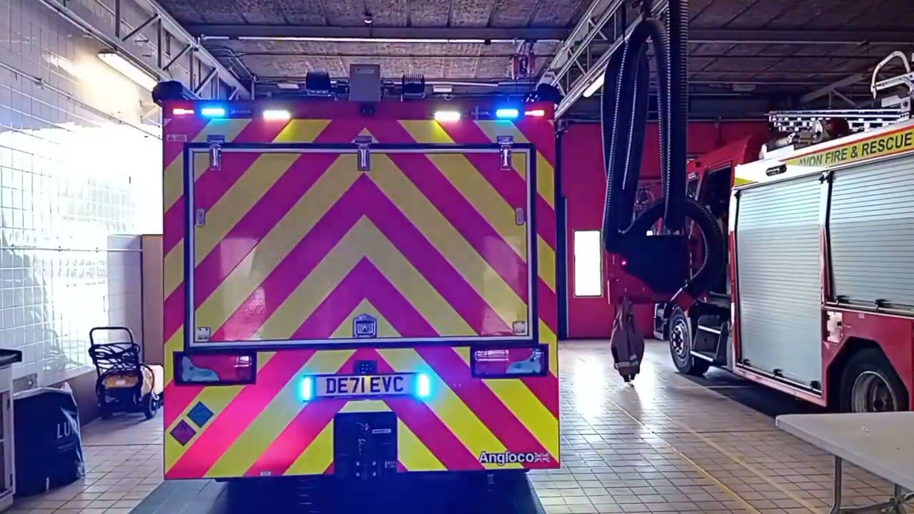 71 (2021) Plate MAN TGE Blue light demo at yate fire station. Callsign KA03S1