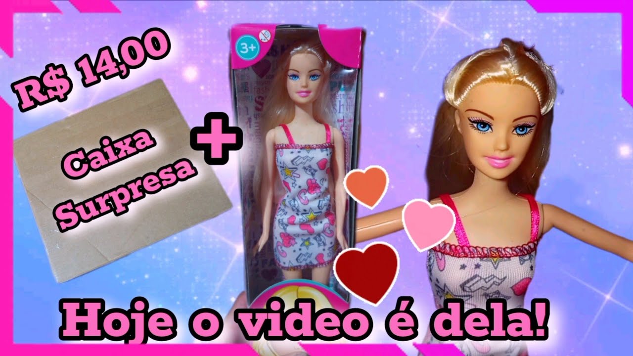 BONECA GENERICA + CAIXA SURPRESA
