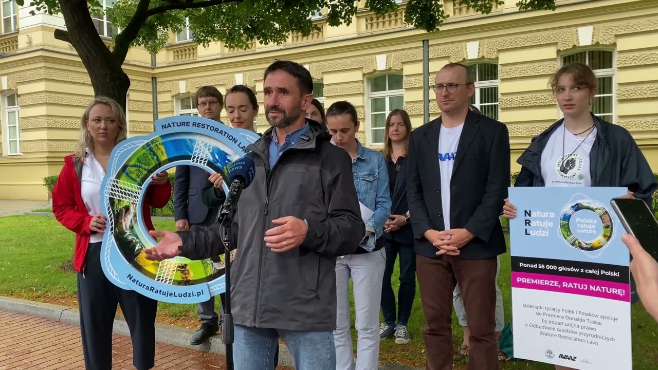 Wystąpienie Wiktora Kotowskiego podczas konferencji prasowej ws. Nature Restoration Law 10.06.2024