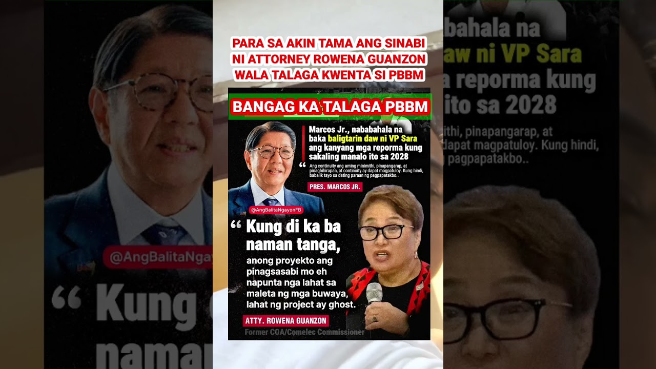 Attorney Rowena Guanzon sa pagiging 8080 ni President Ferdinand Marcos Jr.