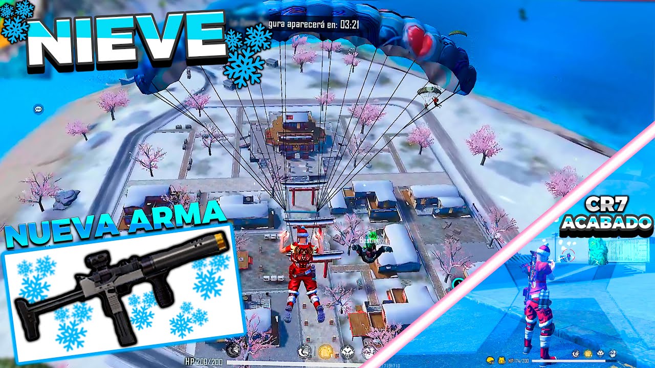 🎅TODO LO NUEVO Y SECRETO DE LA NUEVA ACTUALIZACIÓN FREE FIRE DICIEMBRE 2021!!! NIEVE, MAC10 Y CR7❄️