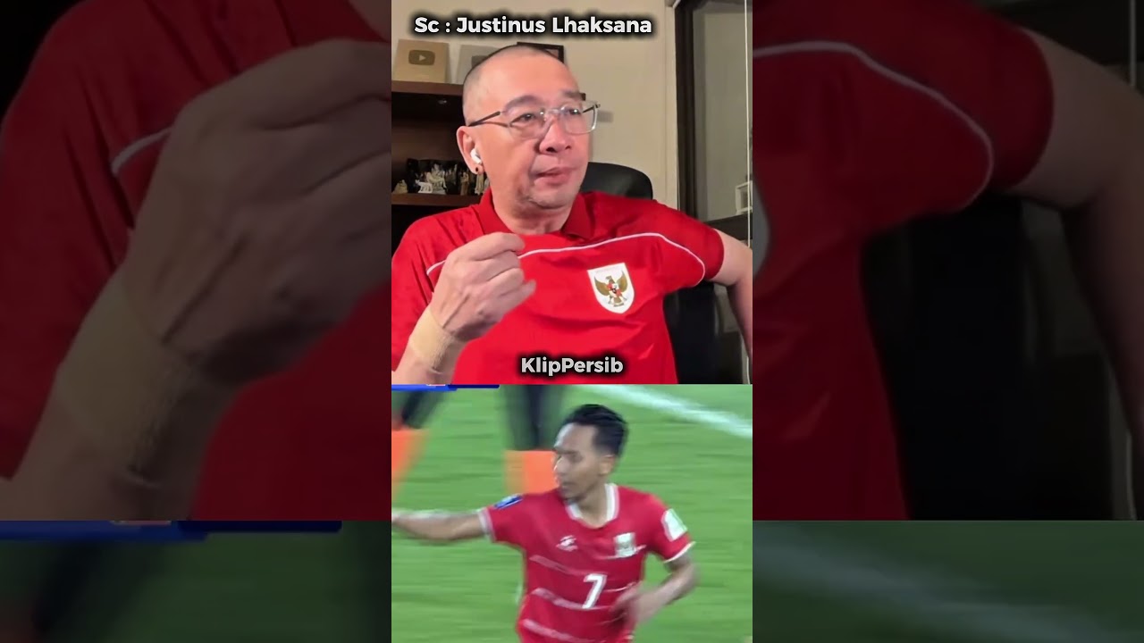 COACH JUSTIN'S REACTION WHEN BECKHAM'S GOAL #beckhamputra #coachjustin #persib