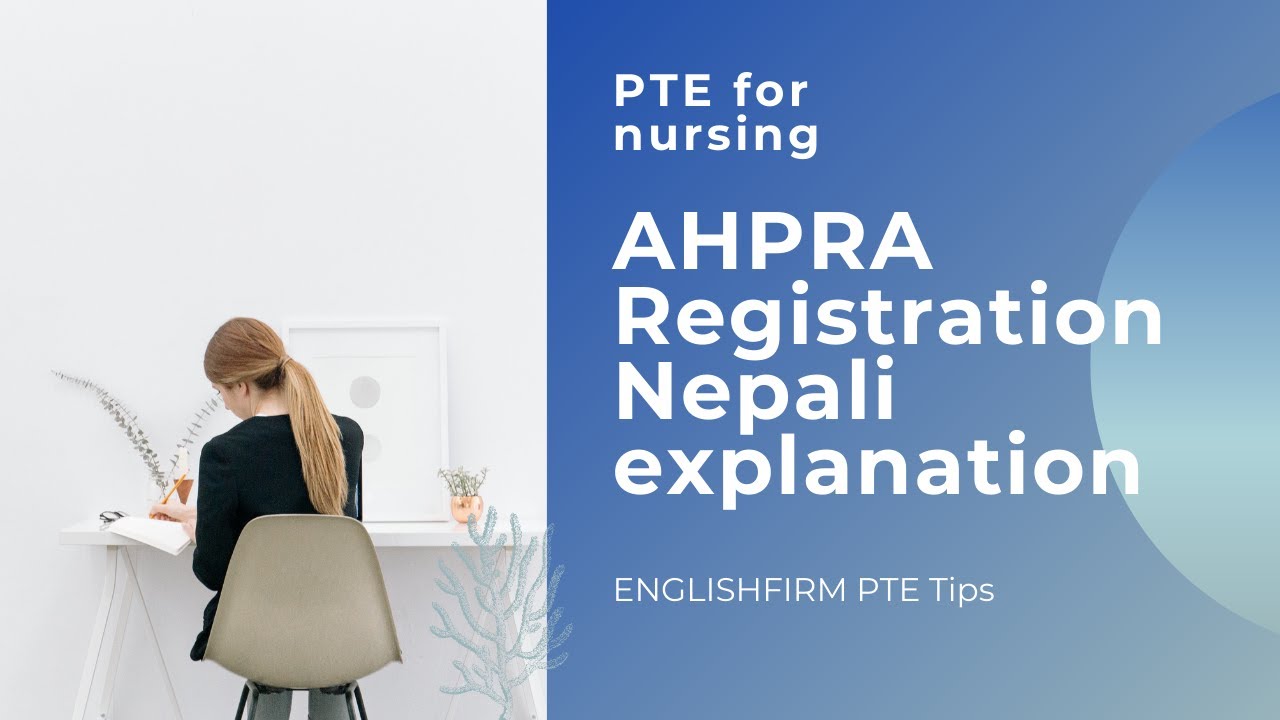 AHPRA Registration Tips -  Nepali Explanation