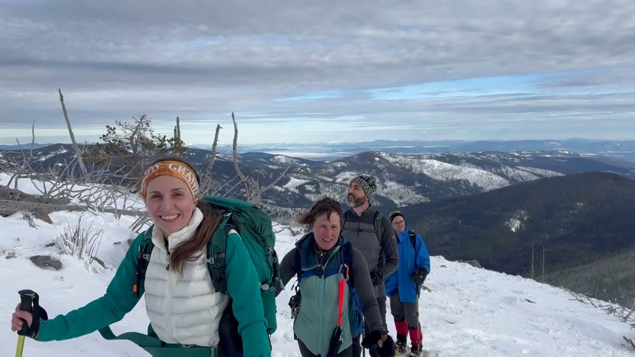 Sherman Peak, Colville National Forest, Washington late December 2023, unseasonable lack of snow.