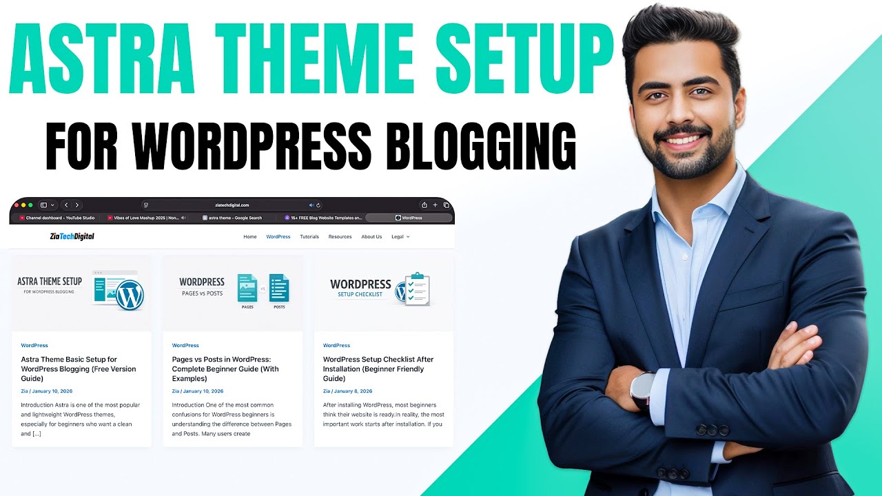Astra Theme Complete Setup for WordPress Blogging (Beginner Guide 2026)