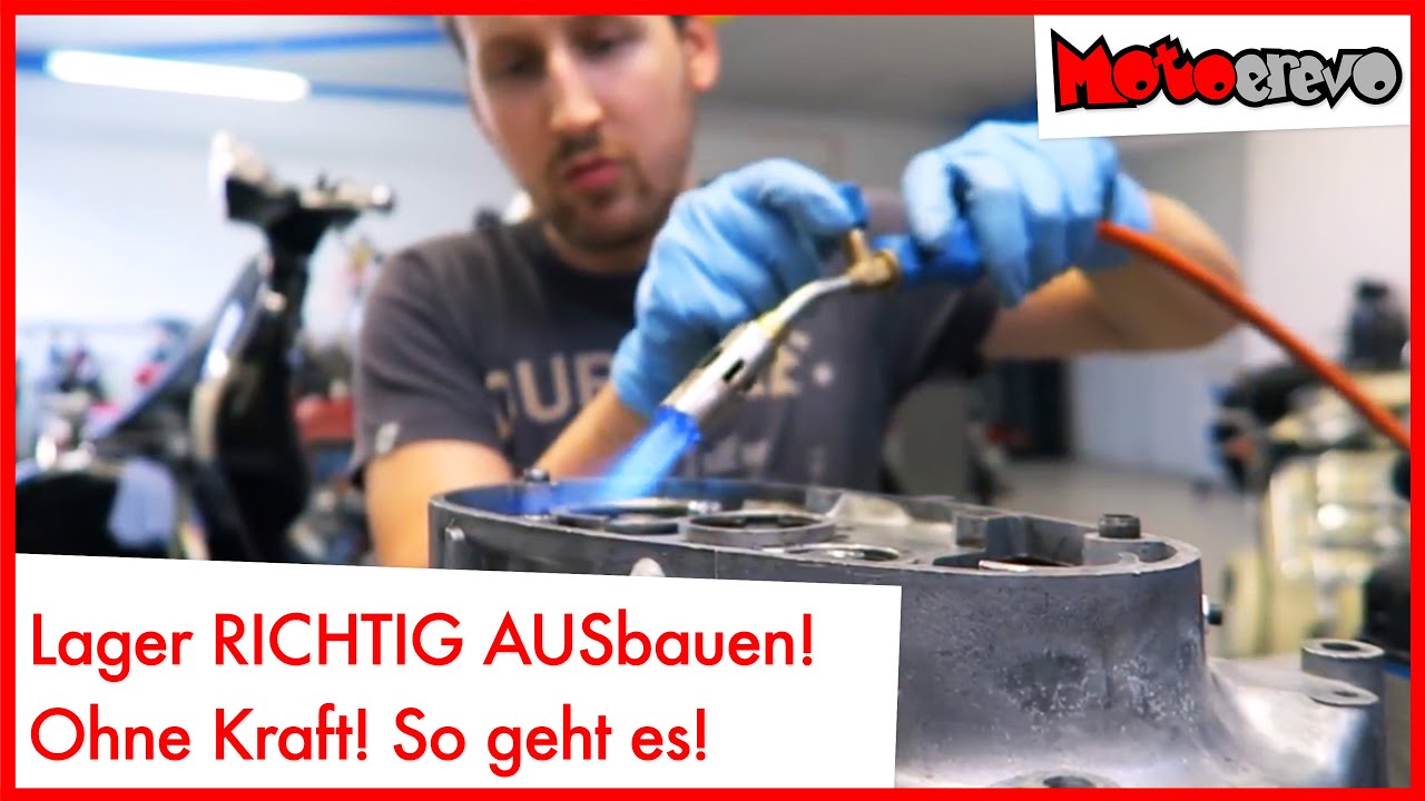 Lager RICHTIG ausbauen OHNE KRAFT / Vespa & Simson Tutorial / motoerevo
