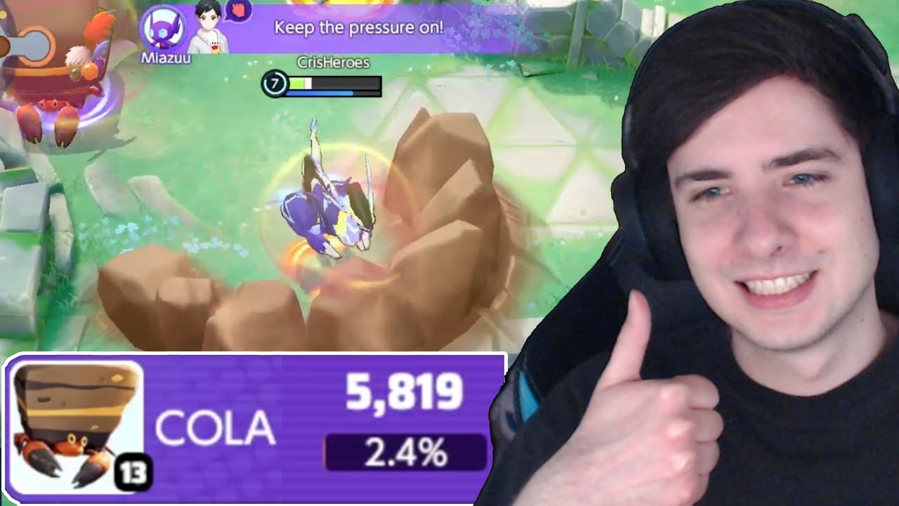 The Troll is back can I Win being WALLED by my own CRUSTLE | Pokemon Unite